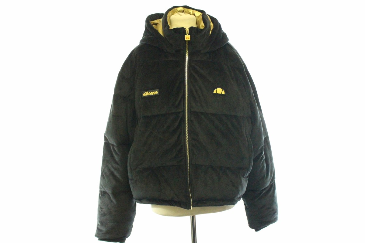 Ellesse women's Partena crop puffa jacket buffer jacket bomber jacket UK18  size