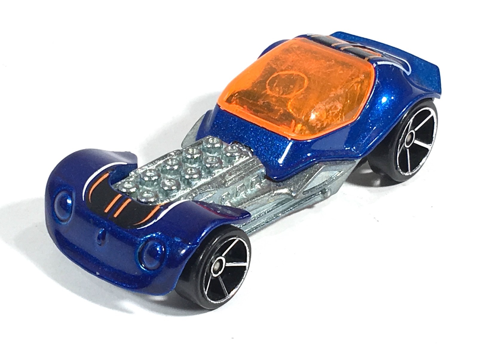 Hot Wheels 2007 Dieselboy Blue Orange Diecast Car HW Code Cars Series 19/24