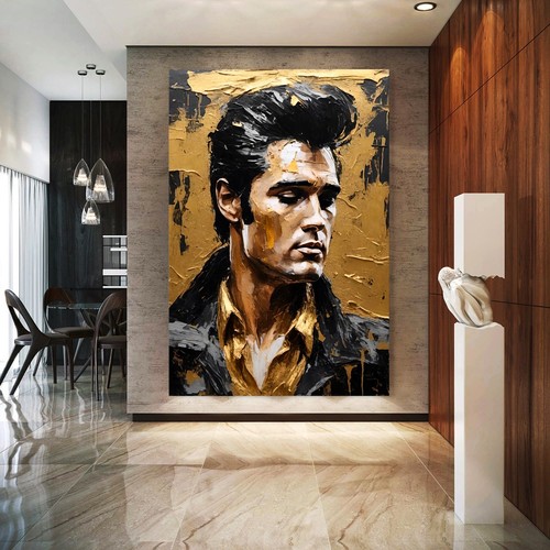 WANDBILD ELVIS PRESLEY POP ART KUNST DRUCK ACRYLGLAS , LEINWAND , POSTER DECO - Bild 2 von 7