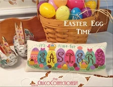 EASTER EGG TIME cross stitch chart from CalicoConfectionery Spring Basket
