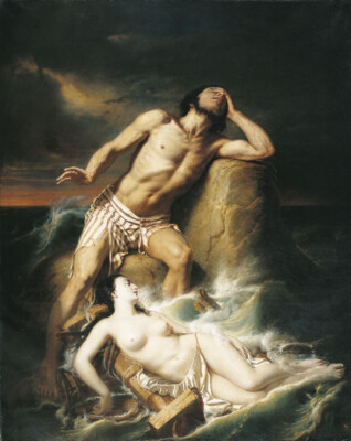 high quality oil painting handpainted on canvas ''An episode of shipwreck    ''