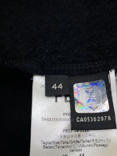 FENDI felpa con cappuccio 44 cotone BLK