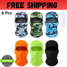 Mascaras para el sol UV 6 pzs mascara Sun pasamonta as pasamontana cubre cara 6p