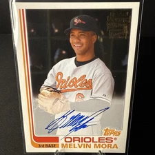 Melvin Mora Auto 2021 Topps Archives Fan Favroites #FFA-MM Baltimore Orioles MLB