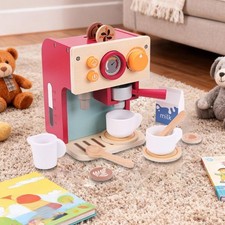 Toy Coffee Maker for Kids Imaginative Play Skill Development Coffee Playset