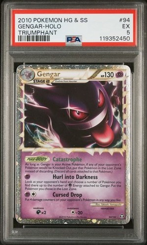 Gengar graded PSA 5 for sale on eBay