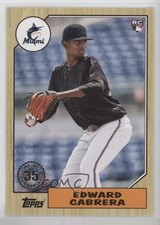 2022 Series 1 1987 Topps Baseball 35th Anniversary Edward Cabrera #T87-60 12g7