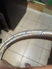 Flexible Water Supply Line Hose, Braided Stainless Steel Flexible Water Line