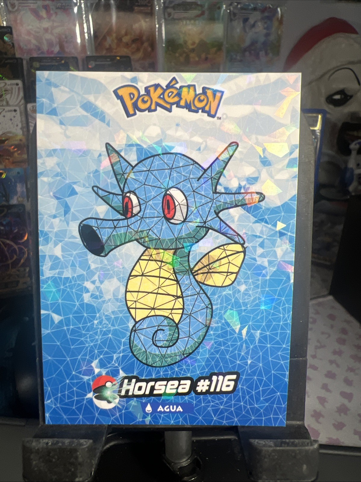 Horsea #116 - Cracked Ice Holo - Crystal Collection 2024 - Pokemon Card
