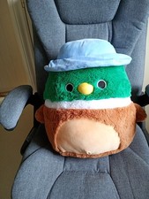 Huge 19" Avery the Duck Fuzz-A-Mallow - Blue Hat - Jumbo Soft Squishmallow