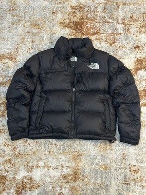The North Face Black 700 Puffer Jacket Unisex Adults Size S Full Zip Short