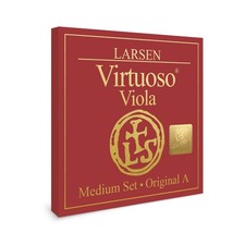 Larsen Virtuoso Viola Strings   Professional Soloist Set with A Ball End f
