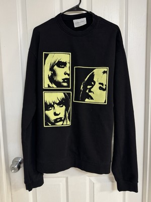 Billie Eilish Crewneck Happier Than Ever Tour Black Men's Size XL Black Merch