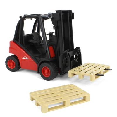 #ad #ad Linde H30D Forklift with 2 Pallets by Bruder 02511 $30.99