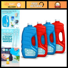 Bubble Solution Refill 4 Pack 256oz for Bubble Machines  Blowers - Non-Toxic,