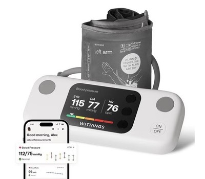 Withings BPM Vision Smart Arm Blood Pressure Monitor 
