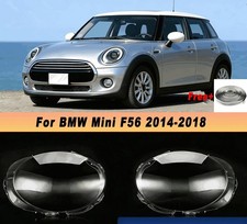 1pair Front Clear Headlight Lens Cover Shellsealant Fit Bmw Mini F56 2014-2018 1pair Front Clear Headlight Lens Cover Shellsealant Fit Bmw Mini F56 2014-2018
