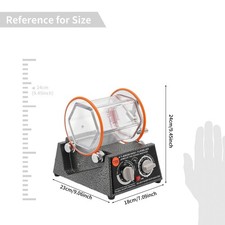 Electric Polisher Tabletop Polishing Machine 5-Gear Rotary Polishing Machine 60W