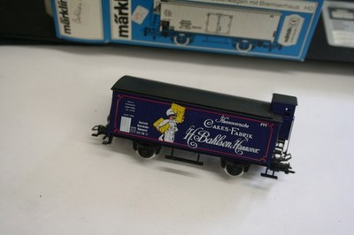 MÄRKLIN HO H0 SOMO 4680 BAHLSEN CAKES-FABRIK    TOP!OVP!  LD806/01b