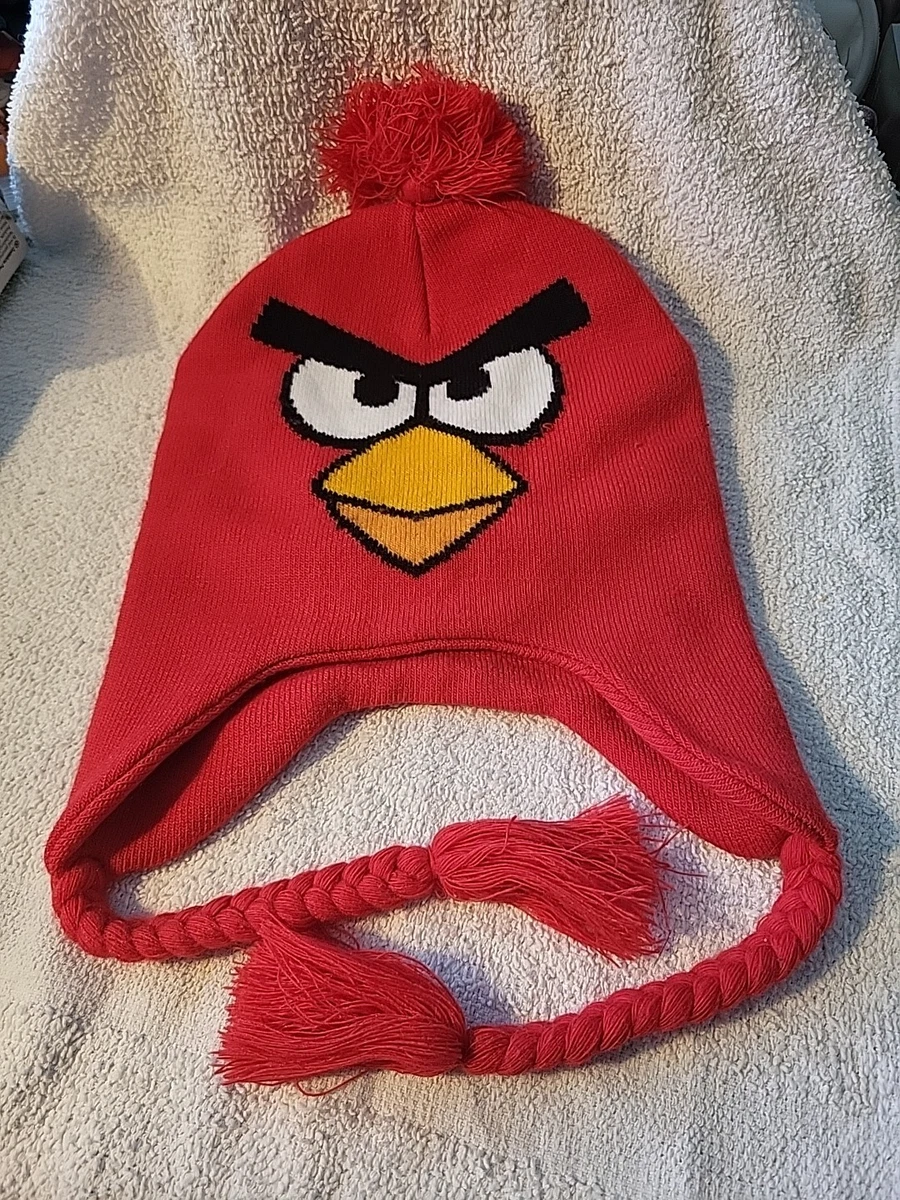 Bonnet Angry Birds Officiel - Noir - Taille Junior - Neuf Avec étiquettes