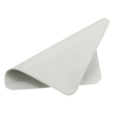 6.3" x 6.3" Glasses Cleaning Cloth Double Layer Eyeglasses Polishing Cloth Gray