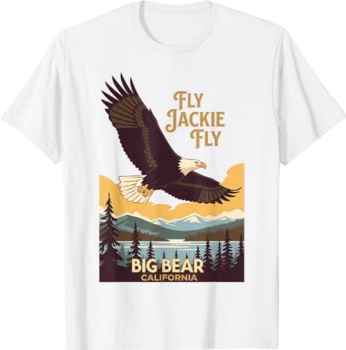 Jackie The Big Bear Eagle, Supports California Wildlife T-Shirt