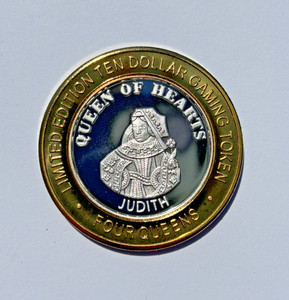 2003 Four Queens "Queen of Hearts Judith" Silver Strike .999 Fine Silver