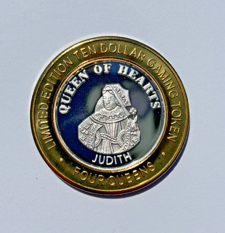 2003 Four Queens "Queen of Hearts Judith" Silver Strike .999 Fine Silver