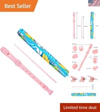 Soprano Recorder Instrument for Kids Beginners Student German Fingering C Key...