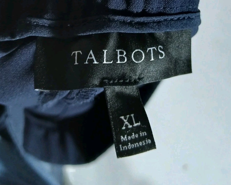 Talbots Pull-on Drawstring Straight Leg Pants Siz… - image 5