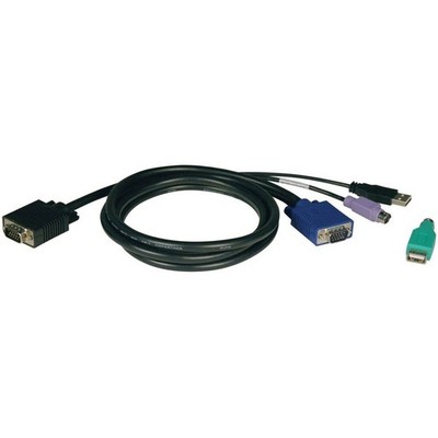 Tripp Lite By Eaton Connectivity P780-010 10Ft Usb/Ps2 Kvm Cable Kit B040 /