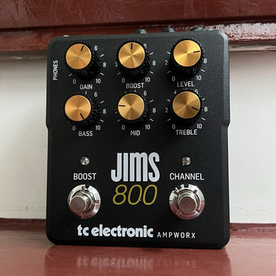 TC Electronic AMPWORX JIMS 800 Verzerrer/Boost Preamp Pedal DI IN/OUT E-Gitarre