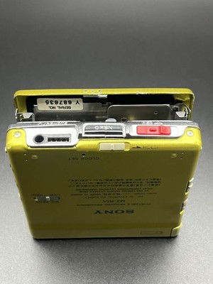 SONY MZ-R55 Yellow MiniDisc MD Recorder walkman - Working | eBay