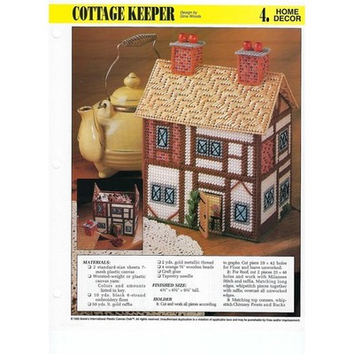 Cottage Keeper Plastic Canvas Pattern Annie's International Club