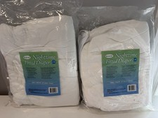 InControl In Control Nighttime Fitted Diaper L/XL WAIST 40  -67  LOT OF 2