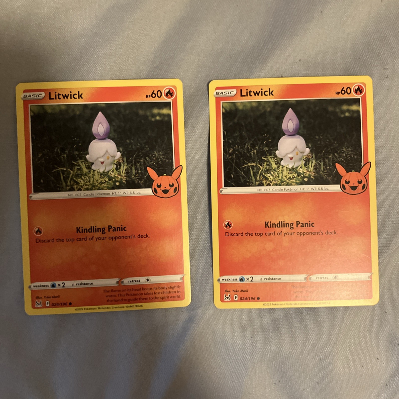 X2 Litwick 024/196 Trick or Trade Booster Bundle 2023 Regular NEAR MINT