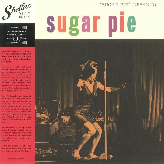 SUGAR PIE DESANTO - Sugar Pie (reissue) - Vinyl (LP with obi-strip)