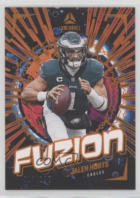 2024 Panini Luminance Fuzion Orange /100 Jalen Hurts #FUZ-JHS 1js1