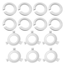 KASLCWA 14 عبوة مصباح Shade Reducer خاتم أبيض, 29, 46 mm; 59 mm, أبيض
