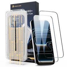 MAGIC JOHN 3rd Gen Upgraded for iPhone 17 Pro Screen Protector 6.3 InchHD Cle...