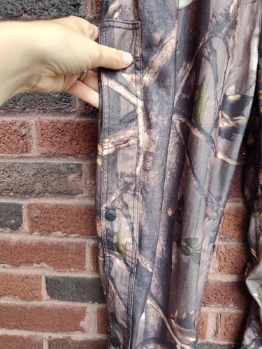 Master Sportsman Mens Camo Waterproof Pants Size Medium Brown Woodline Camo - Picture 3 of 9