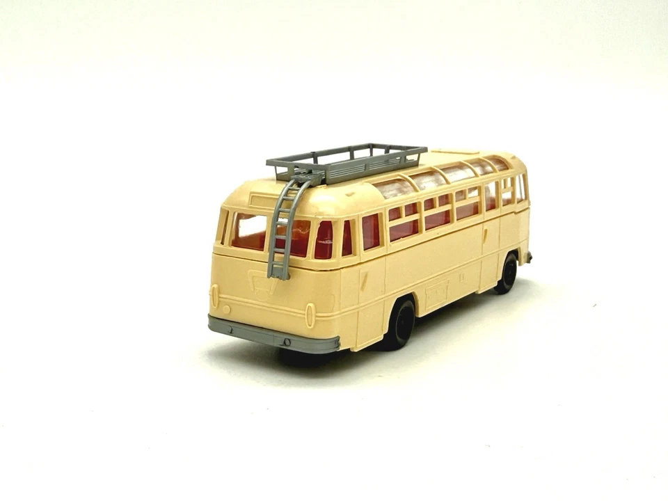 SES S.E.S. 14 1082 01 Ikarus 31 Reisebus beige 9,7cm Spur H0 1:87 RestbestandOVP - Bild 4 von 4