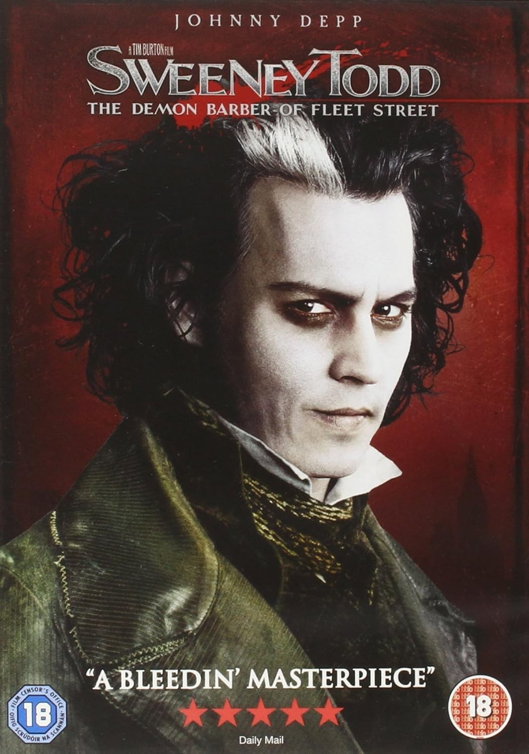 Sweeney Todd - The Demon Barber of Fleet Street DVD (NEW)