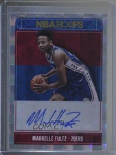 2017-18 Panini NBA Hoops Rookie Auto Markelle Fultz #RA-MFZ Auto 7b5