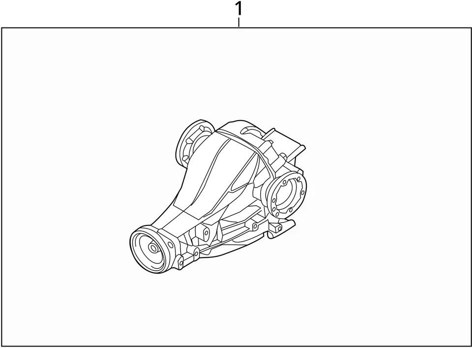 Carrier Rear Axle AWD Quattro 2.0L Fits 08-17 AUDI A5 845522 Foto 3 de 4