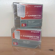 10 Pack ProGuard Audio Cassette Tape Replacement Cases Empty Jewel Case Music