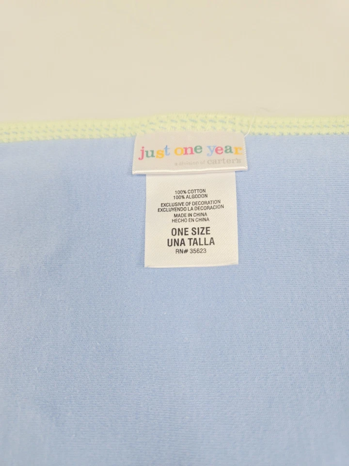 Manta bebé Carters solo un año 123 amigos cachorro pirata loro náutico Foto 4 de 4