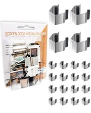 Screen Door Installer Clips - 20 Pieces for rescreening 20 Pack