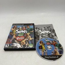 The Sims 2 Pets PlayStation 2 PS2 Complete w/ Manual CIB Tested