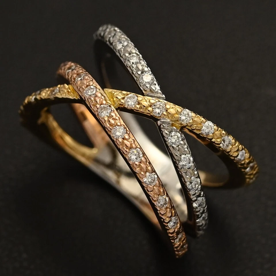 0.36ct CHARRIOL 39P Diamond Ring / 18K Yellow Gold with White Pearl / 750K G... - Image 2 of 4